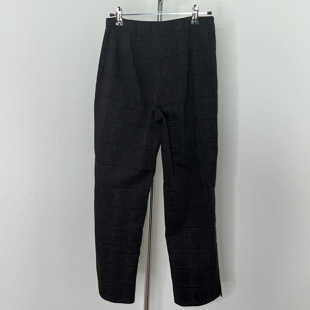 🔹Talbots Embroidered Geometric Pattern Pants - Picture 2 of 5